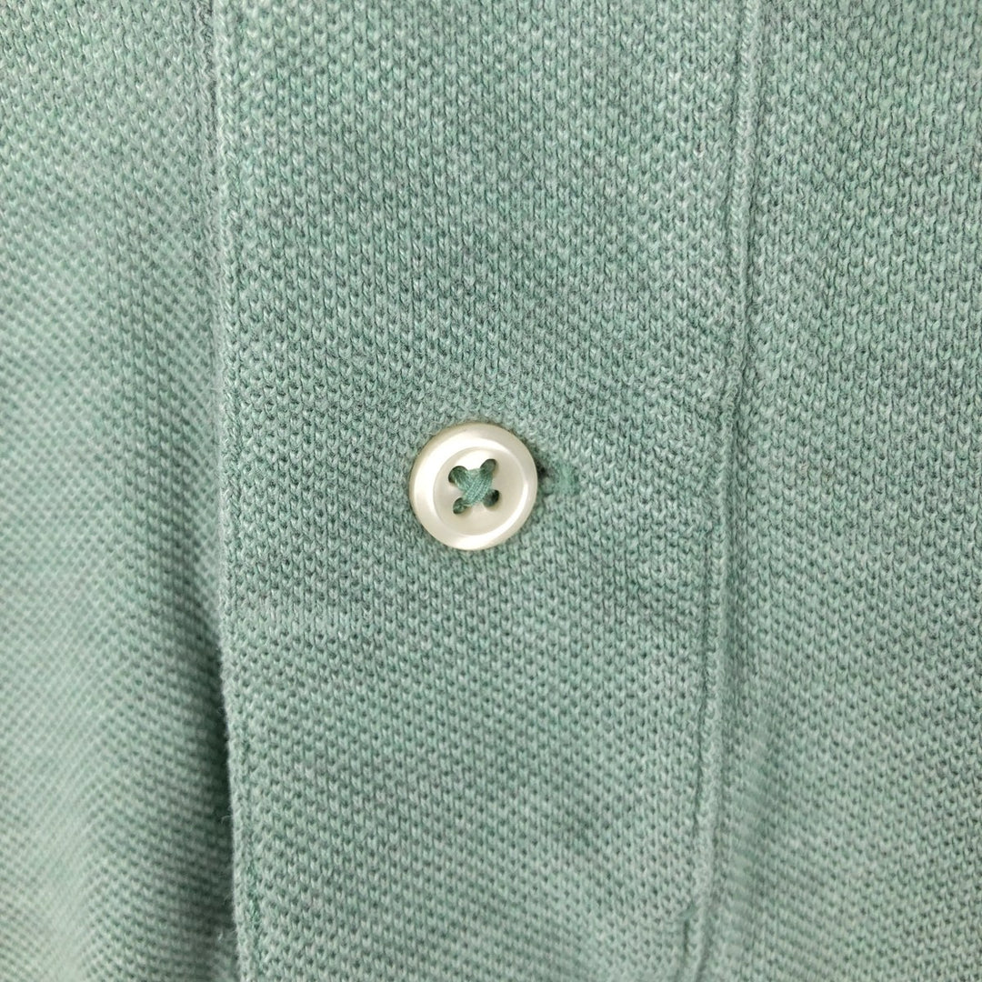 Ralph Lauren POLO by Ralph Lauren short sleeve polo shirt, men's XL size cotton green type Vintage Second Hand