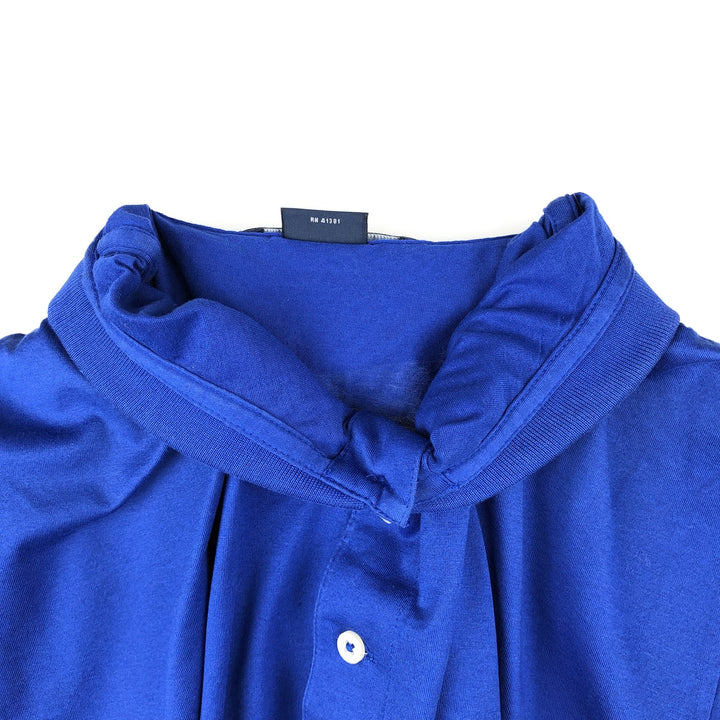 Ralph Lauren POLO GOLF Polo Golf short sleeve polo shirt for men size L Pima Cotton blue type Vintage Second Hand