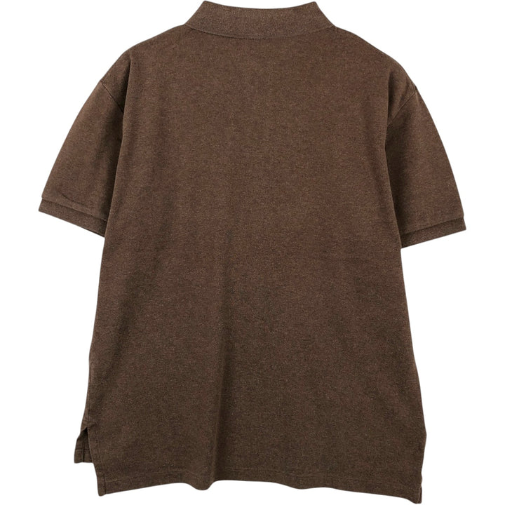Ralph Lauren POLO by Ralph Lauren short sleeve polo shirt, men's size M cotton brown type Vintage Second Hand
