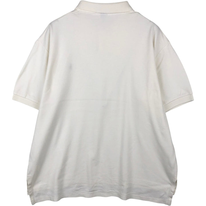 Ralph Lauren POLO by Ralph Lauren short sleeve polo shirt, men's size L cotton white type Vintage Second Hand