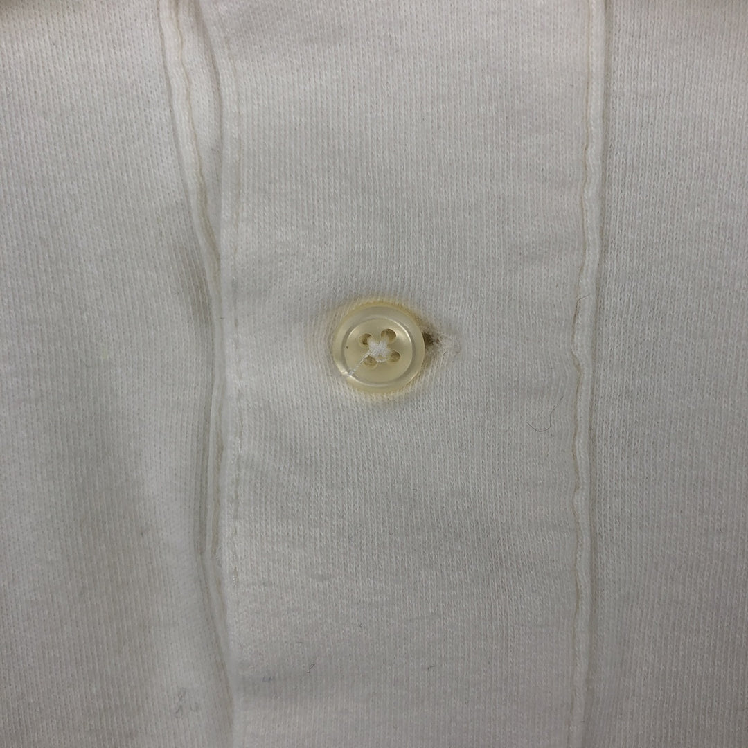 Ralph Lauren POLO by Ralph Lauren short sleeve polo shirt, men's size L cotton white type Vintage Second Hand