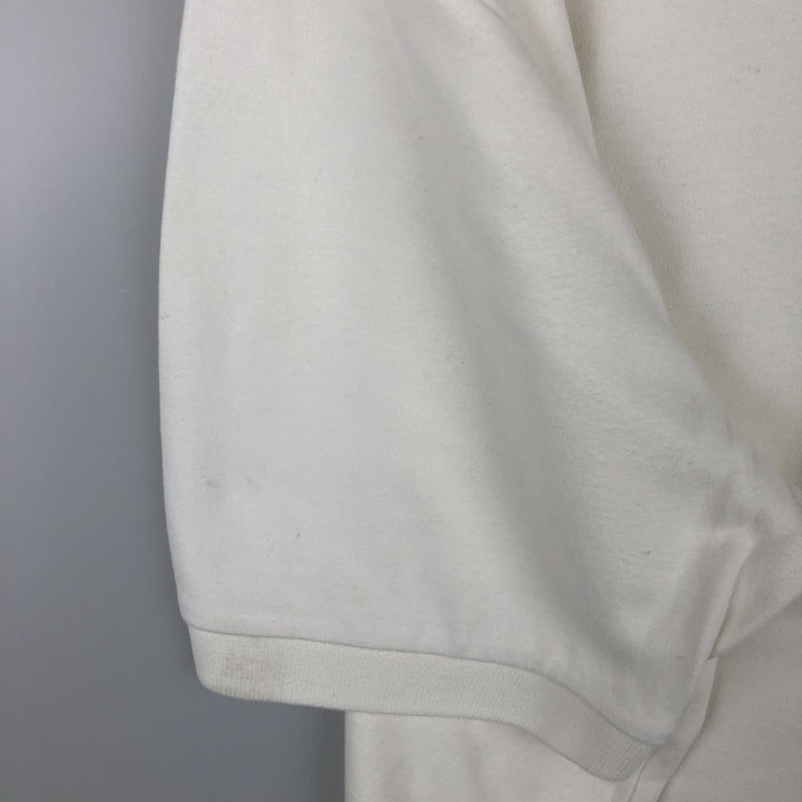 Ralph Lauren POLO by Ralph Lauren short sleeve polo shirt, men's size L cotton white type Vintage Second Hand