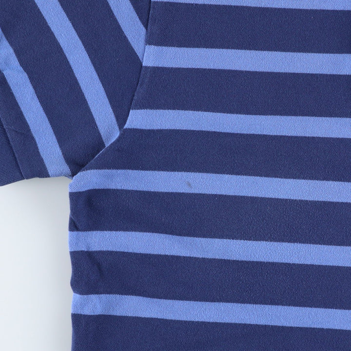 Ralph Lauren POLO by Ralph Lauren short sleeve striped polo shirt, men's size M cotton navy blue type Vintage Second Hand