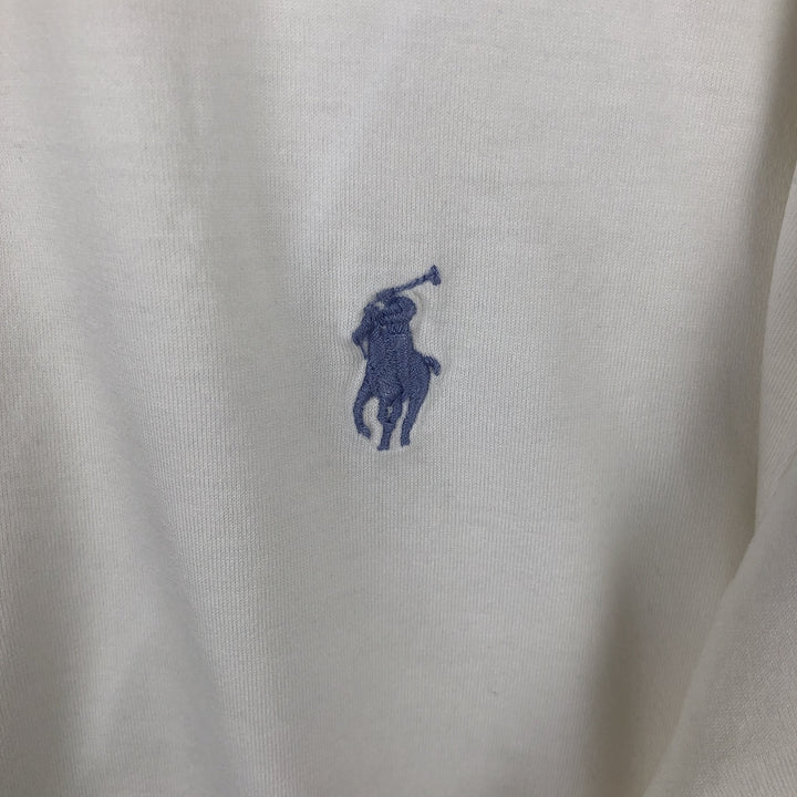 Ralph Lauren POLO GOLF Polo Golf short sleeve polo shirt for men size L Pima Cotton white type Vintage Second Hand