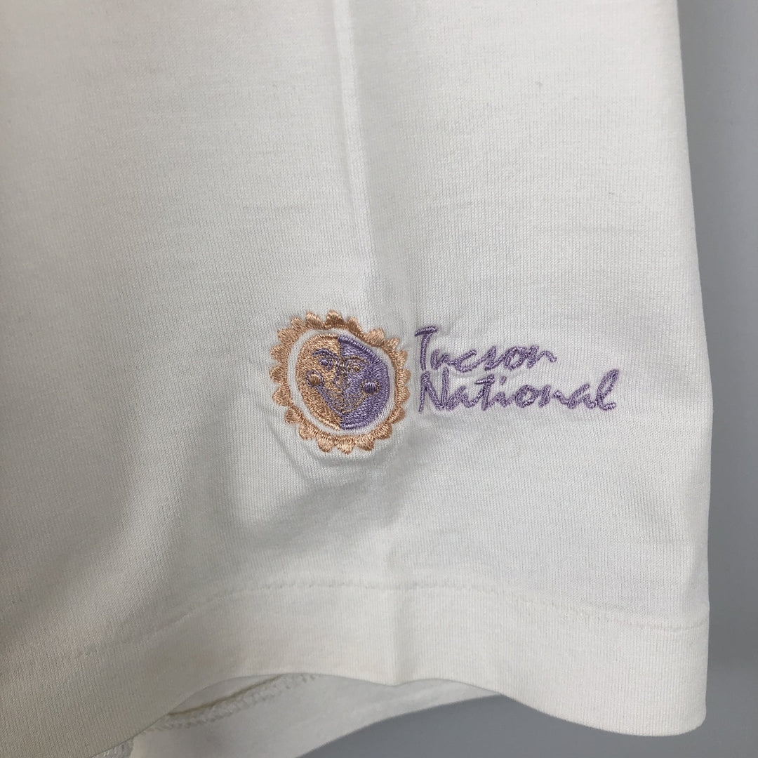 Ralph Lauren POLO GOLF Polo Golf short sleeve polo shirt for men size L Pima Cotton white type Vintage Second Hand
