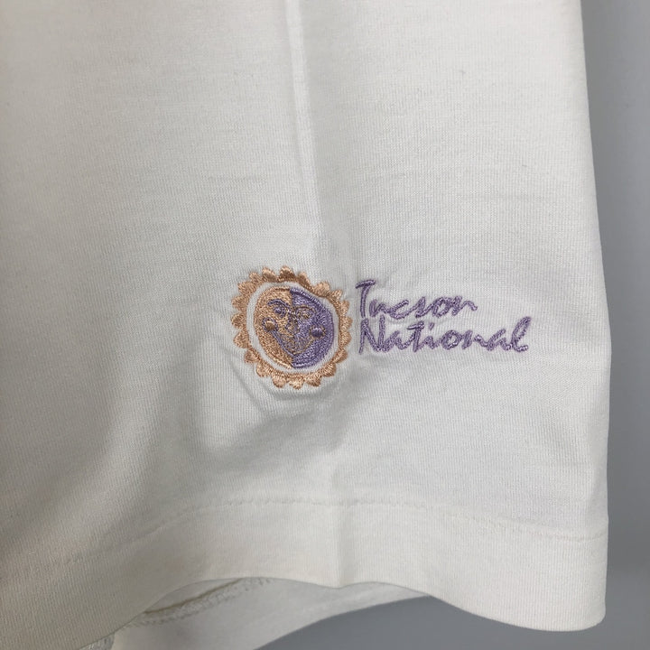 Ralph Lauren POLO GOLF Polo Golf short sleeve polo shirt for men size L Pima Cotton white type Vintage Second Hand