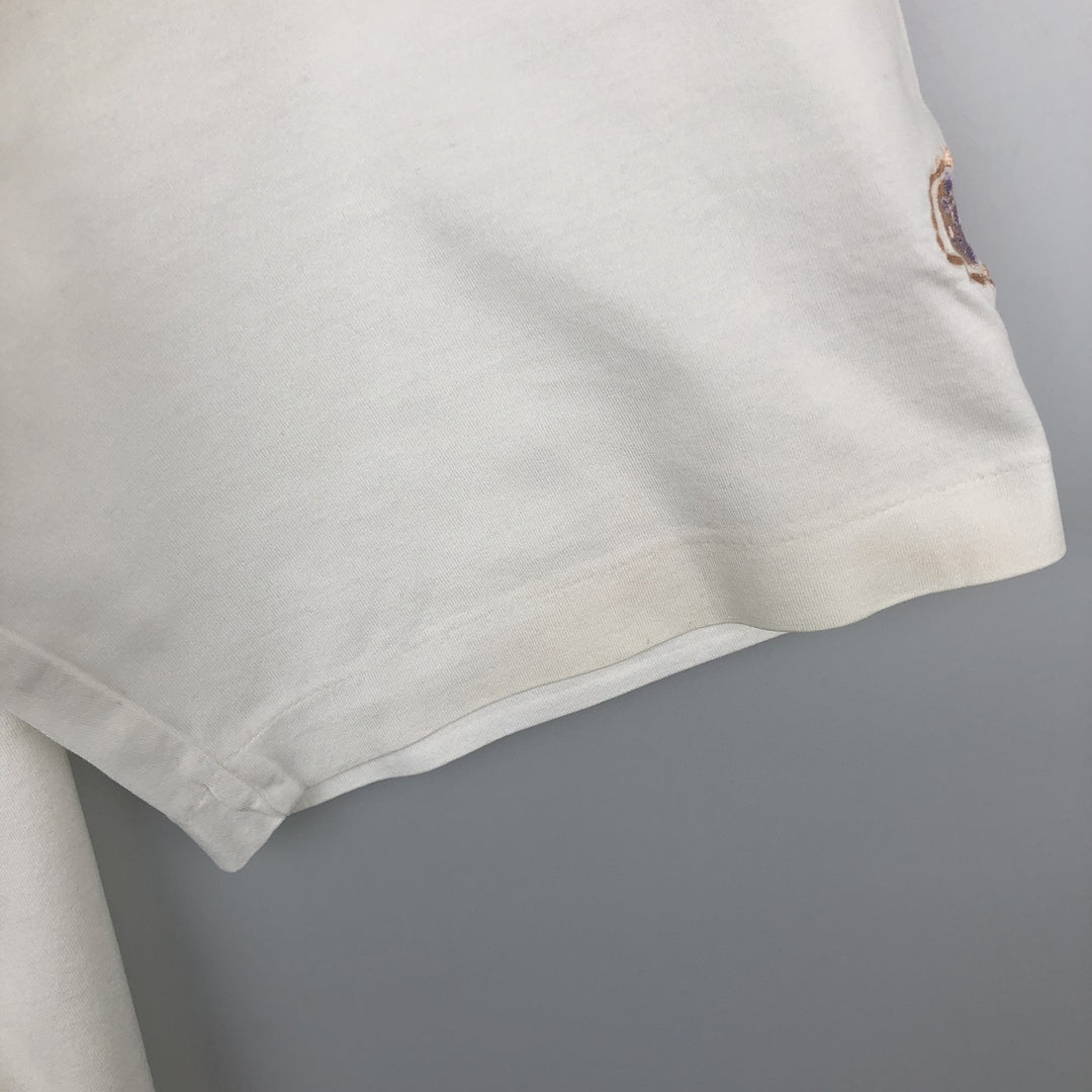 Ralph Lauren POLO GOLF Polo Golf short sleeve polo shirt for men size L Pima Cotton white type Vintage Second Hand