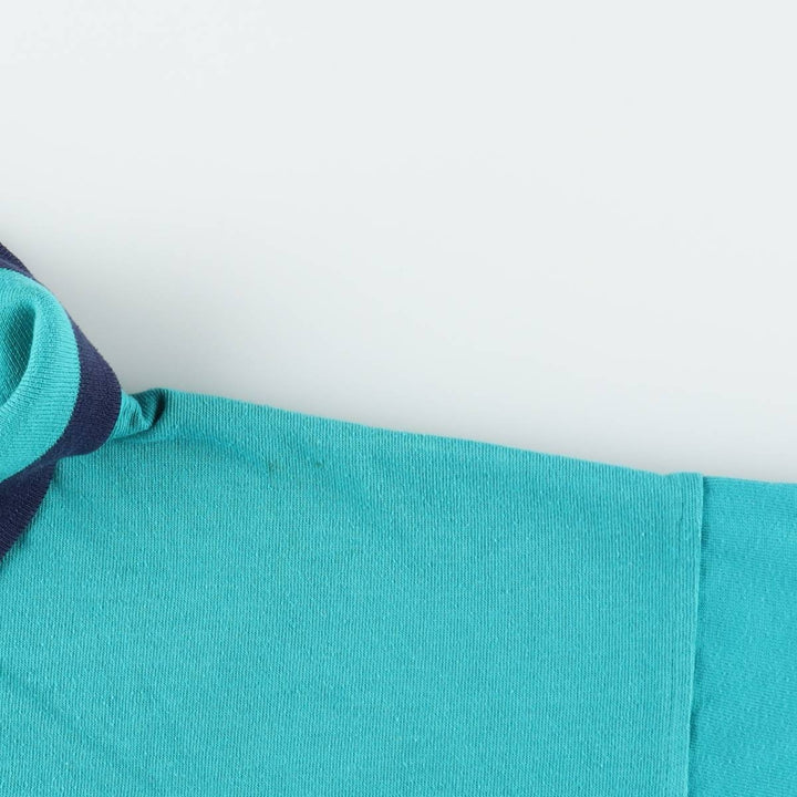 1980'S Adidas short-sleeved polo shirt, men's size XL equivalent, vintage. unclear Emerald green Vintage Second Hand