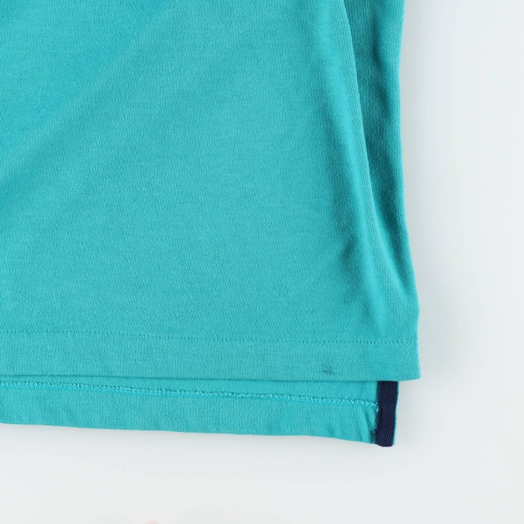 1980'S Adidas short-sleeved polo shirt, men's size XL equivalent, vintage. unclear Emerald green Vintage Second Hand
