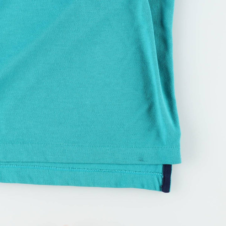 1980'S Adidas short-sleeved polo shirt, men's size XL equivalent, vintage. unclear Emerald green Vintage Second Hand