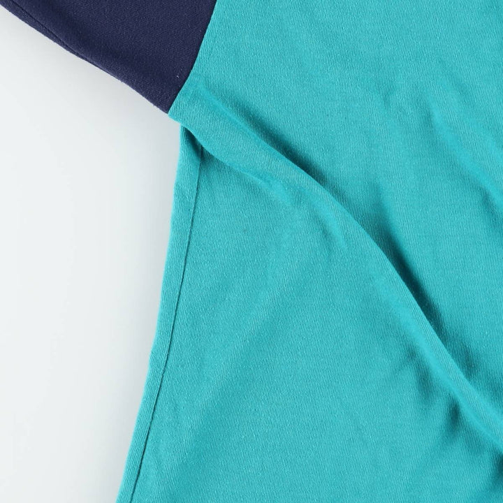 1980'S Adidas short-sleeved polo shirt, men's size XL equivalent, vintage. unclear Emerald green Vintage Second Hand