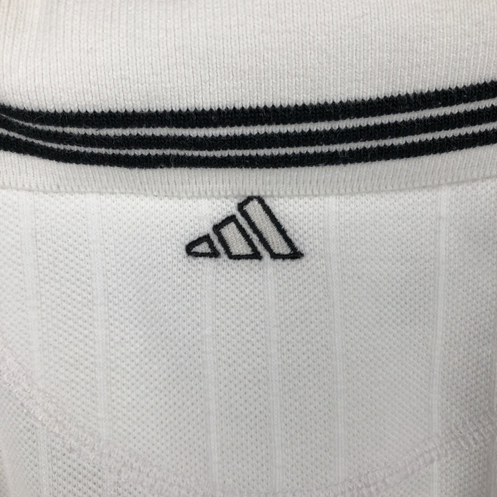 90'S Adidas Golf Short-Sleeve Polo Shirt, Men's XXL (approx.), Vintage cotton white type Vintage Second Hand