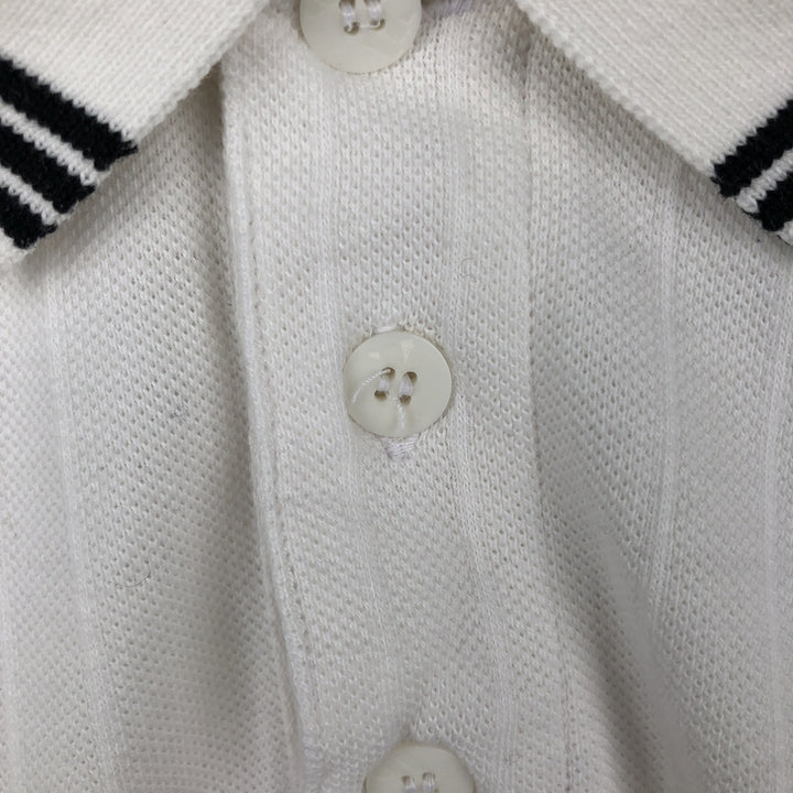 90'S Adidas Golf Short-Sleeve Polo Shirt, Men's XXL (approx.), Vintage cotton white type Vintage Second Hand