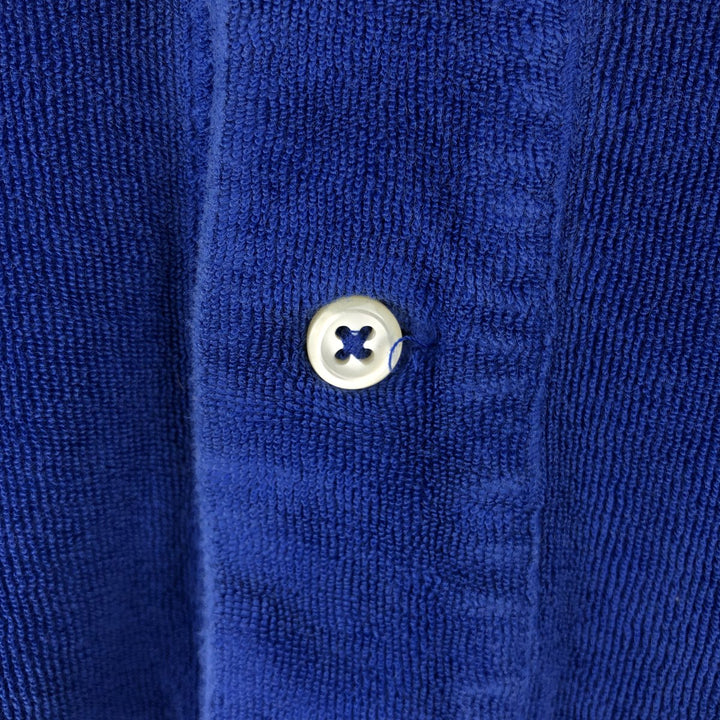 Ralph Lauren POLO by Ralph Lauren terry short-sleeved polo shirt, men's size L cotton blue type Vintage Second Hand