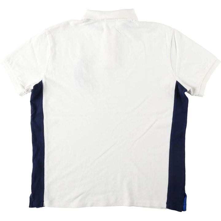 Ralph Lauren POLO by Ralph Lauren CUSTOM FIT Big Pony Short Sleeve Polo Shirt Men's L size cotton white type Vintage Second Hand