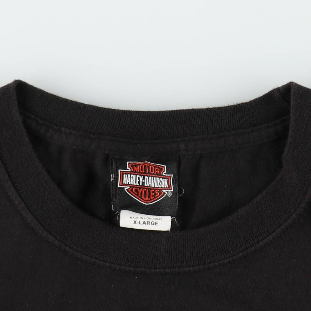 Harley-Davidson Motorcycle Bike T-shirt, Men's XL size cotton black type Vintage Second Hand