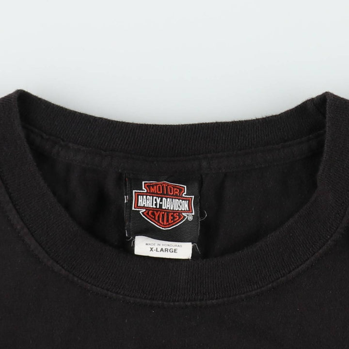 Harley-Davidson Motorcycle Bike T-shirt, Men's XL size cotton black type Vintage Second Hand