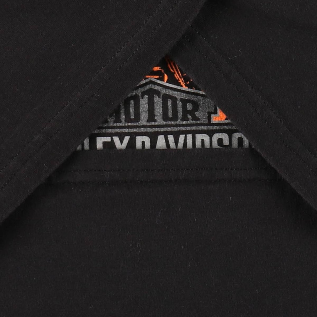 Harley-Davidson Motorcycle Bike T-shirt, Men's XL size cotton black type Vintage Second Hand
