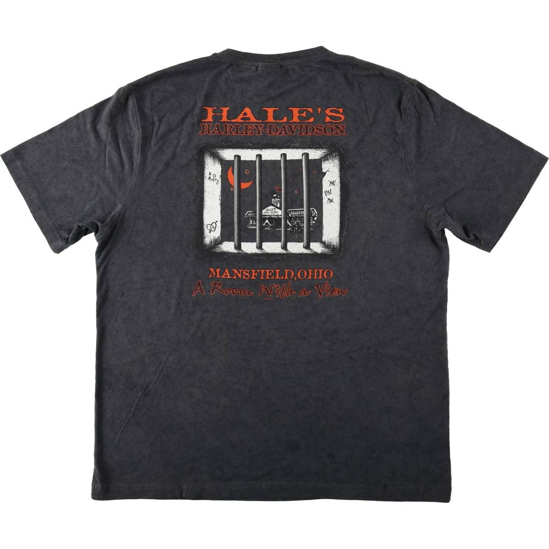 Harley-Davidson Motorcycle Bike T-shirt, Men's XL size cotton Charcoal Vintage Second Hand