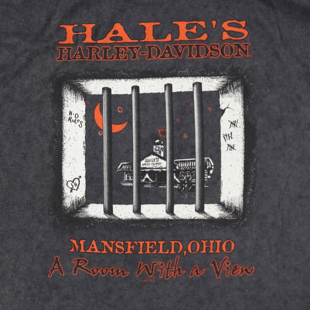 Harley-Davidson Motorcycle Bike T-shirt, Men's XL size cotton Charcoal Vintage Second Hand