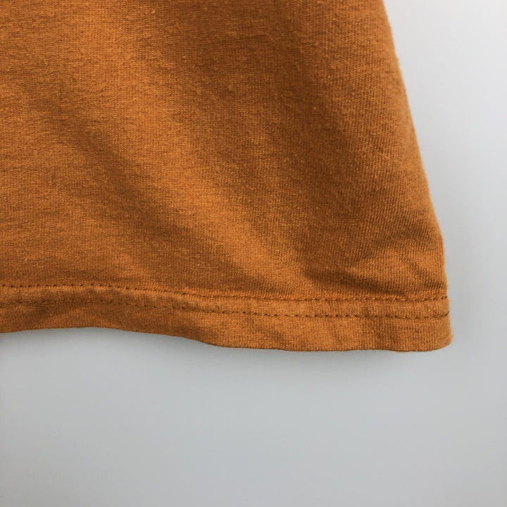 Harley-Davidson Motorcycle Bike T-shirt, Men's XL size cotton orange type Vintage Second Hand