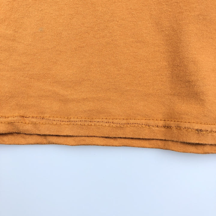 Harley-Davidson Motorcycle Bike T-shirt, Men's XL size cotton orange type Vintage Second Hand