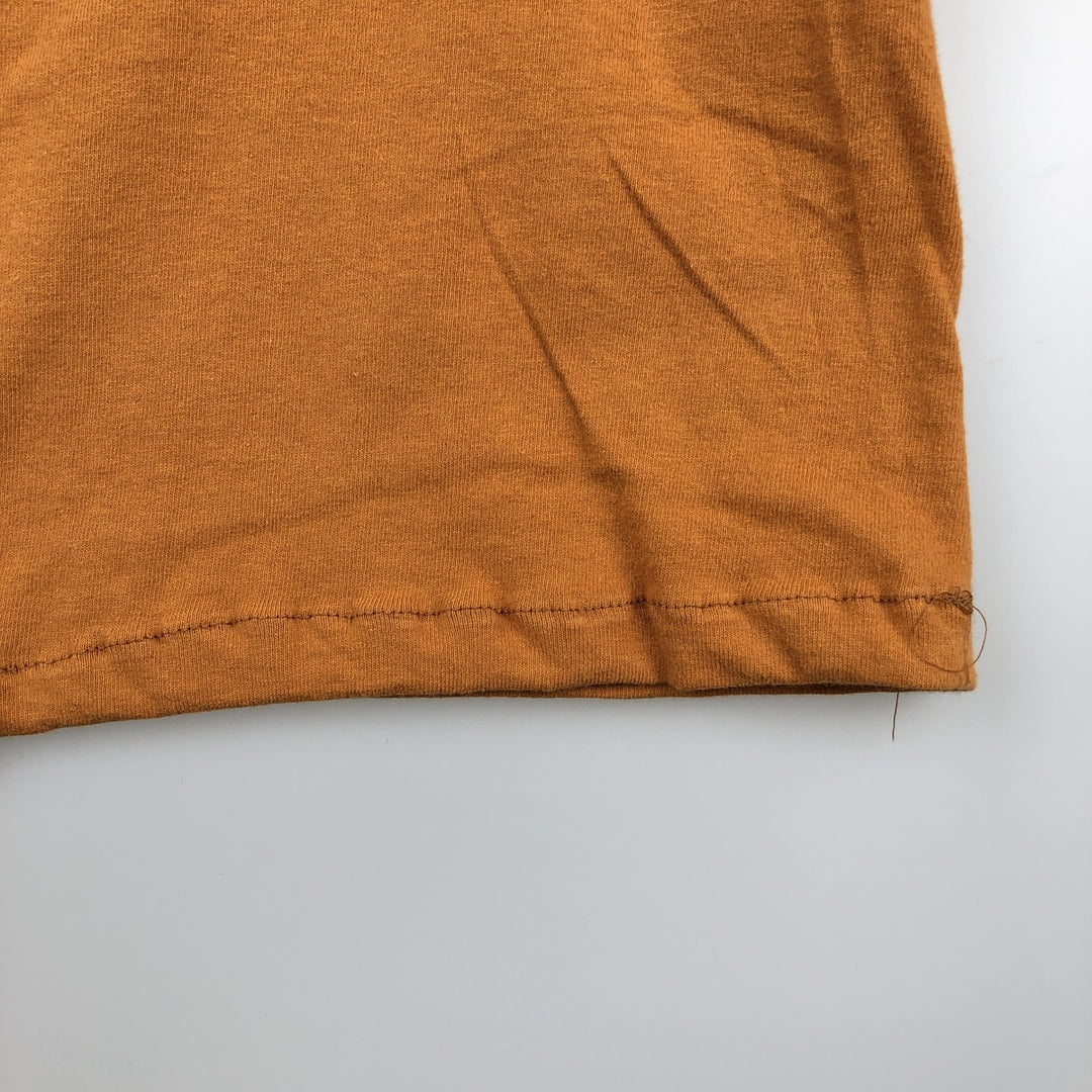 Harley-Davidson Motorcycle Bike T-shirt, Men's XL size cotton orange type Vintage Second Hand