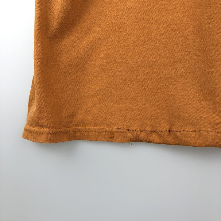 Harley-Davidson Motorcycle Bike T-shirt, Men's XL size cotton orange type Vintage Second Hand