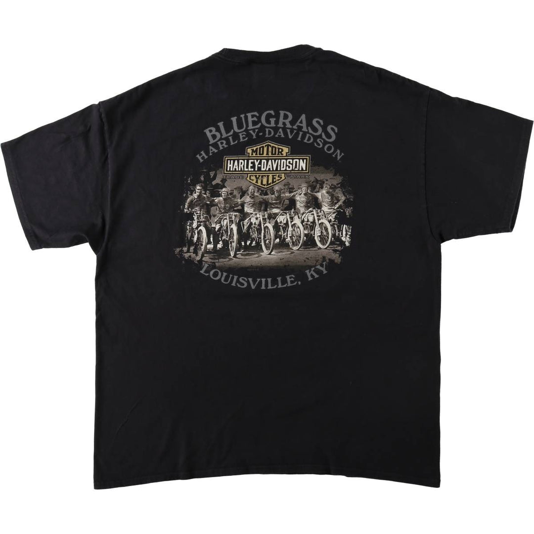 Harley-Davidson Motorcycle Bike T-shirt, Men's XXL cotton black type Vintage Second Hand