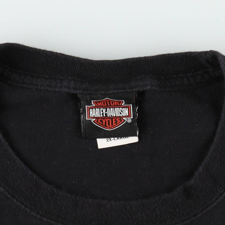 Harley-Davidson Motorcycle Bike T-shirt, Men's XXL cotton black type Vintage Second Hand