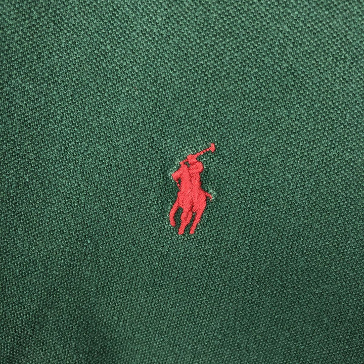 Ralph Lauren POLO RALPH LAUREN short sleeve polo shirt men's XL equivalent cotton green type Vintage Second Hand