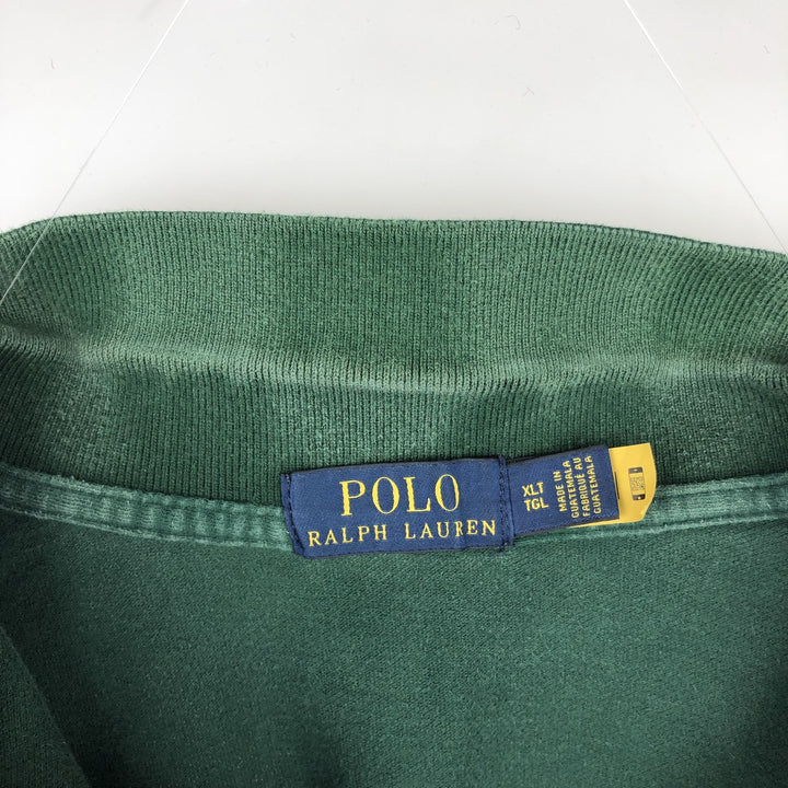 Ralph Lauren POLO RALPH LAUREN short sleeve polo shirt men's XL equivalent cotton green type Vintage Second Hand