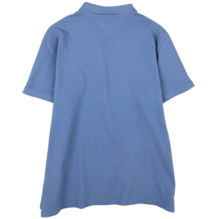 Ralph Lauren POLO RALPH LAUREN CUSTOM SLIM FIT short-sleeved polo shirt, men's size XXL cotton Blue type light blue Vintage Second Hand