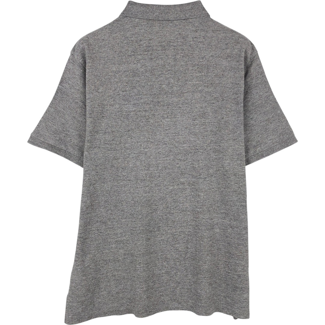 Ralph Lauren POLO RALPH LAUREN CLASSIC FIT short sleeve polo shirt for men size L cotton gray type Vintage Second Hand