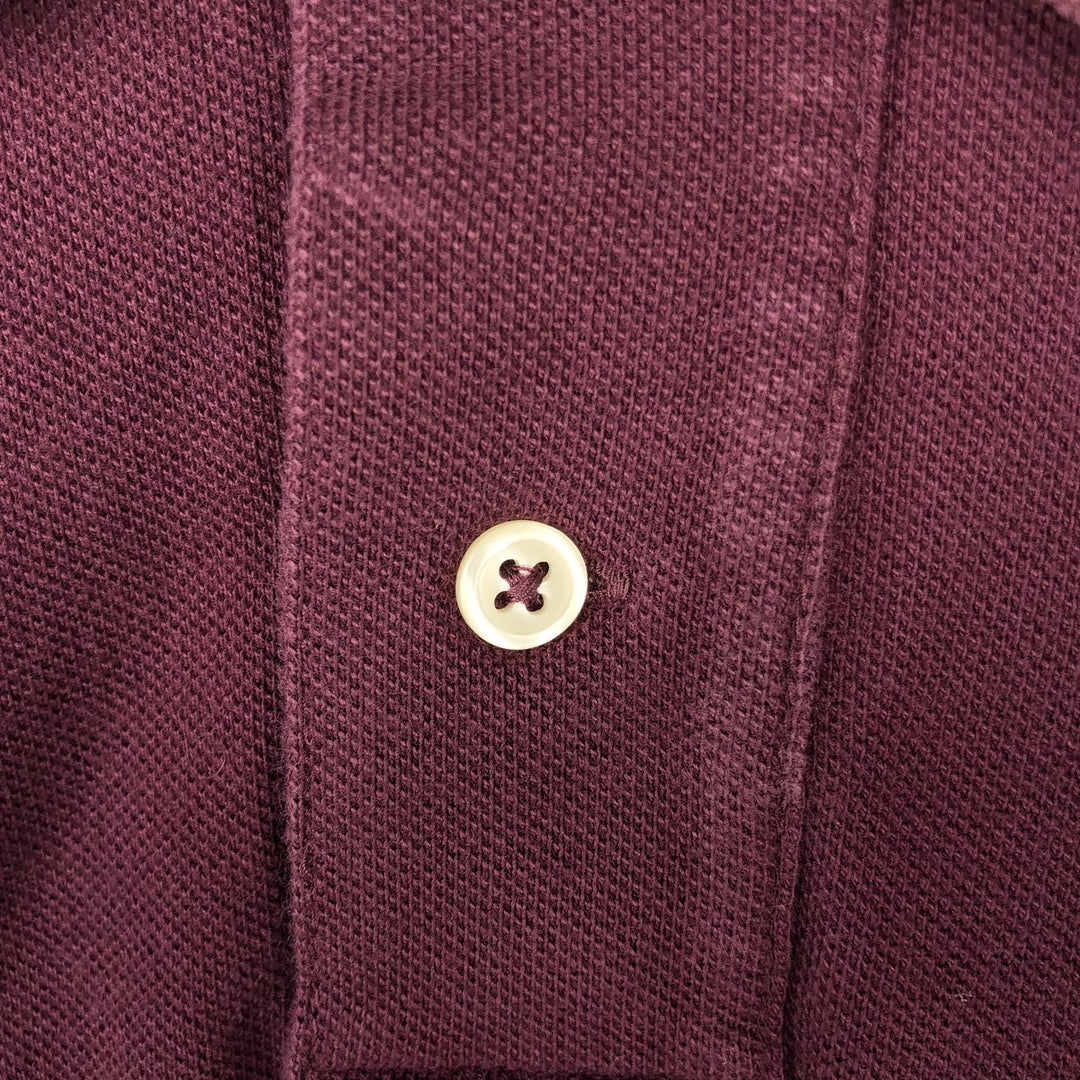 Ralph Lauren POLO RALPH LAUREN CLASSIC FIT short sleeve polo shirt men's XL equivalent cotton red type reddish brown Vintage Second Hand