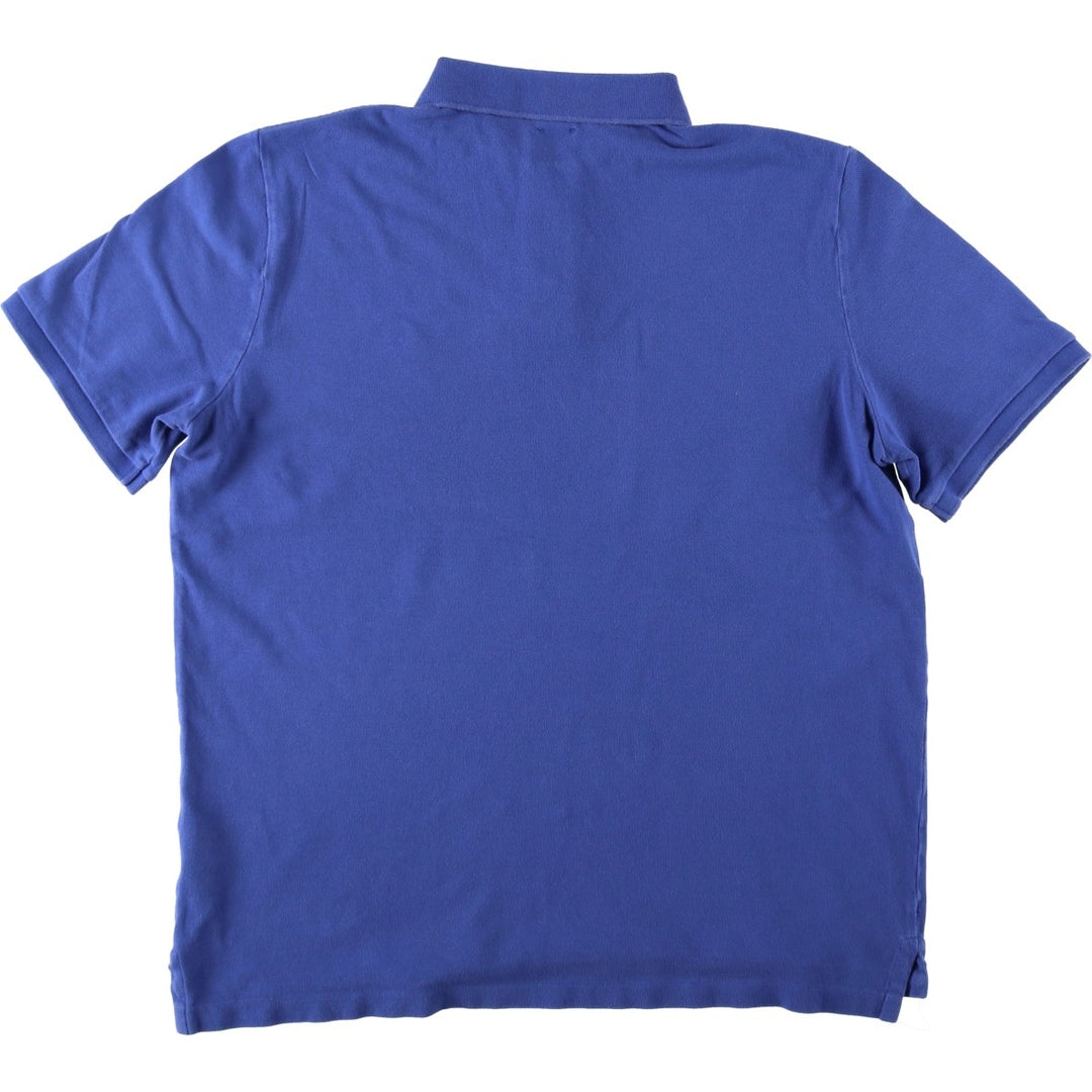 Ralph Lauren POLO RALPH LAUREN CLASSIC FIT short sleeve polo shirt for men size L cotton Purple type blue-purple Vintage Second Hand