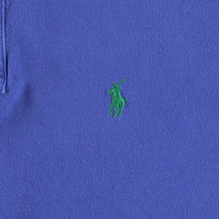 Ralph Lauren POLO RALPH LAUREN CLASSIC FIT short sleeve polo shirt for men size L cotton Purple type blue-purple Vintage Second Hand