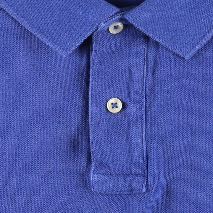 Ralph Lauren POLO RALPH LAUREN CLASSIC FIT short sleeve polo shirt for men size L cotton Purple type blue-purple Vintage Second Hand