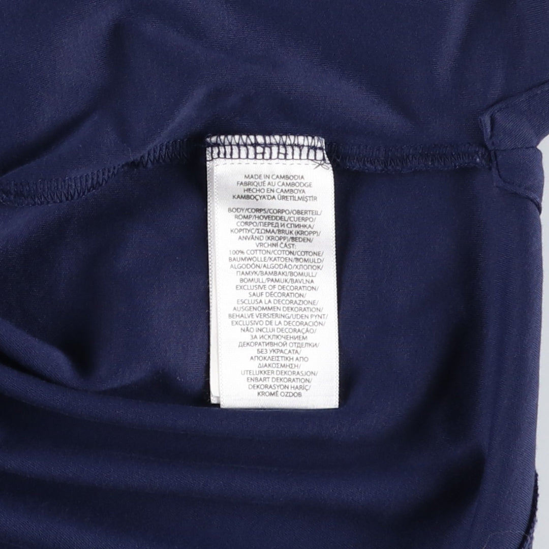 Ralph Lauren POLO RALPH LAUREN CLASSIC FIT short sleeve polo shirt men's XL equivalent cotton navy blue type Vintage Second Hand
