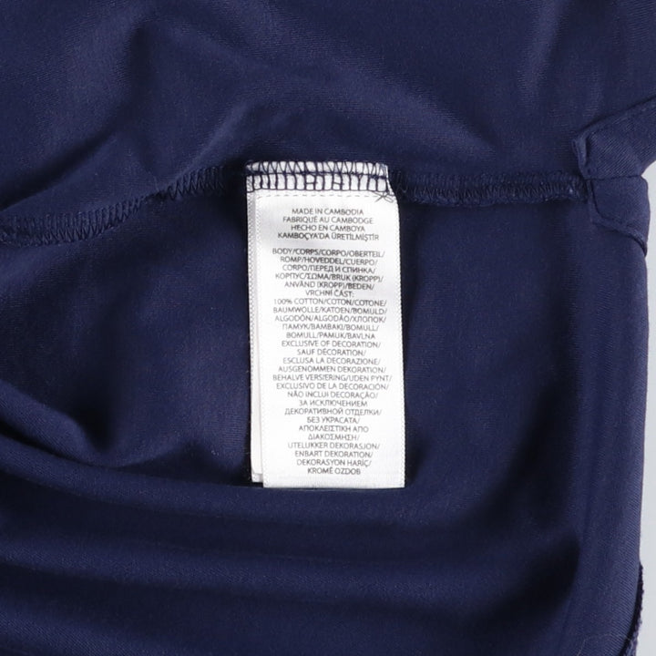 Ralph Lauren POLO RALPH LAUREN CLASSIC FIT short sleeve polo shirt men's XL equivalent cotton navy blue type Vintage Second Hand