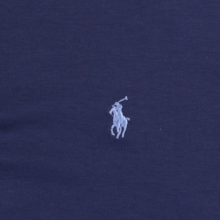 Ralph Lauren POLO RALPH LAUREN CLASSIC FIT short sleeve polo shirt men's XL equivalent cotton navy blue type Vintage Second Hand