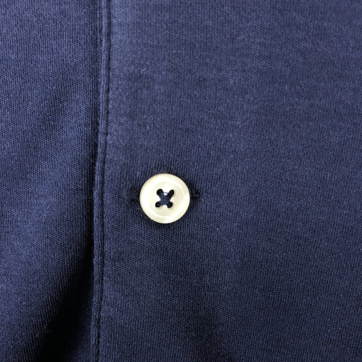 Ralph Lauren POLO RALPH LAUREN short sleeve polo shirt men's size L cotton navy blue type Vintage Second Hand