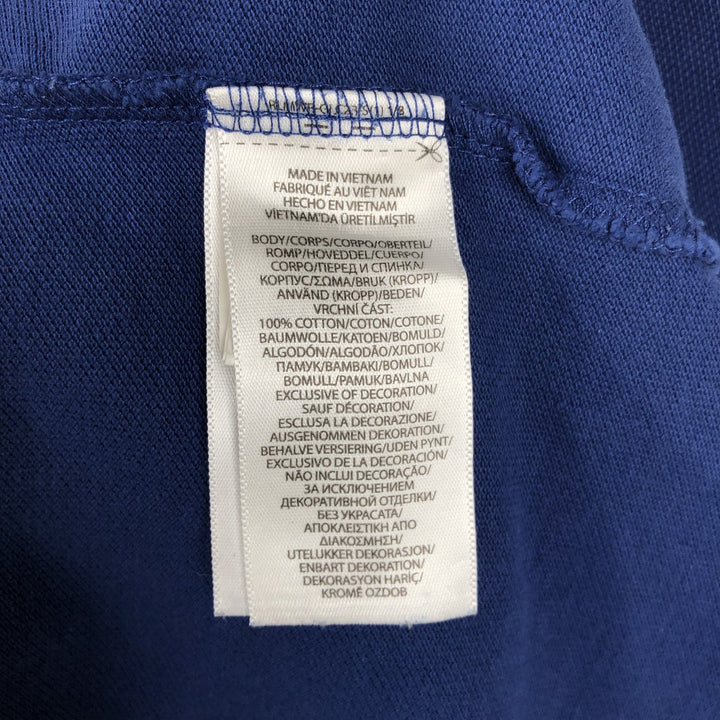 Ralph Lauren POLO RALPH LAUREN CUSTOM SLIM FIT short-sleeved polo shirt, men's size XXL cotton blue type Vintage Second Hand