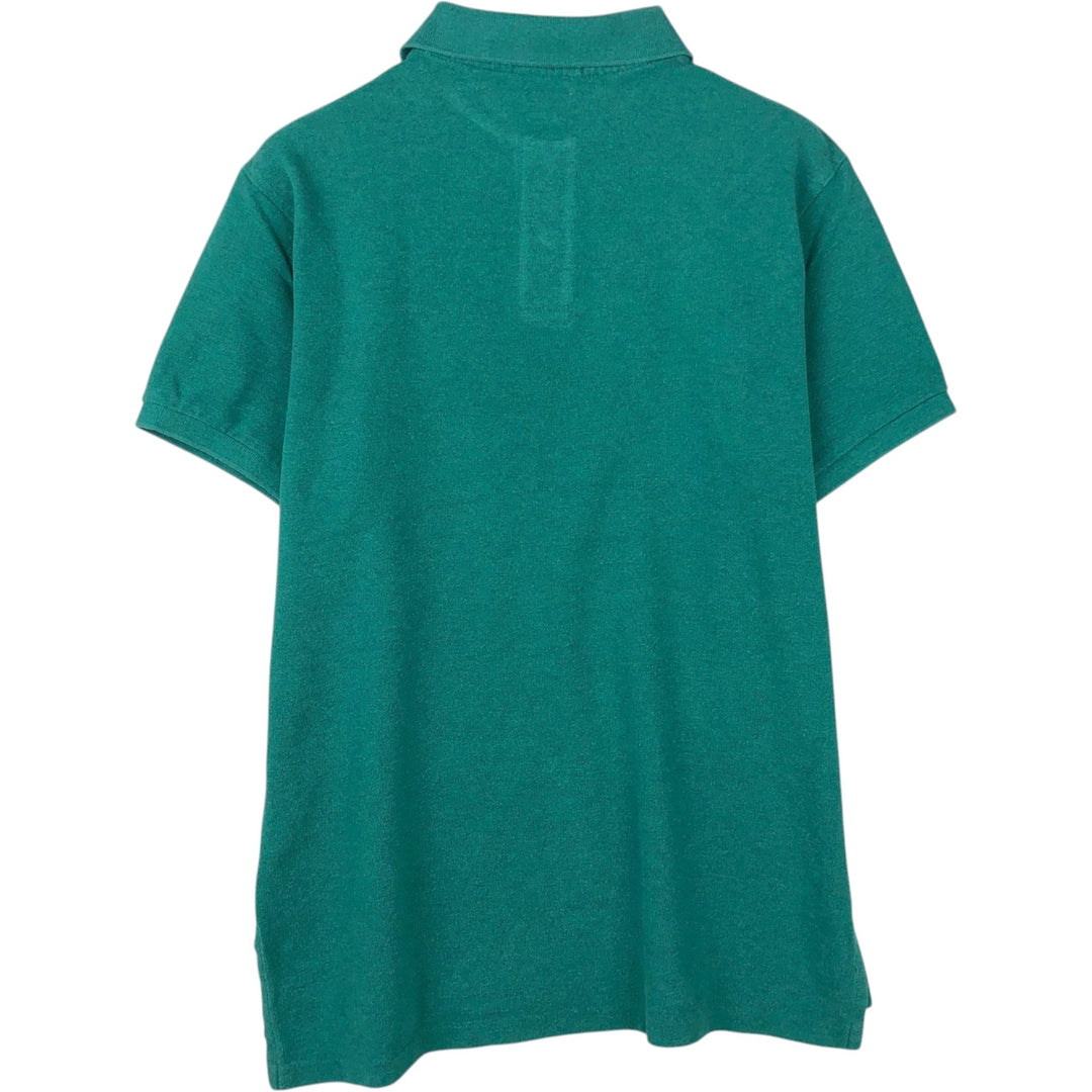 Ralph Lauren POLO RALPH LAUREN CUSTOM FIT short sleeve polo shirt men's size L cotton green type Vintage Second Hand