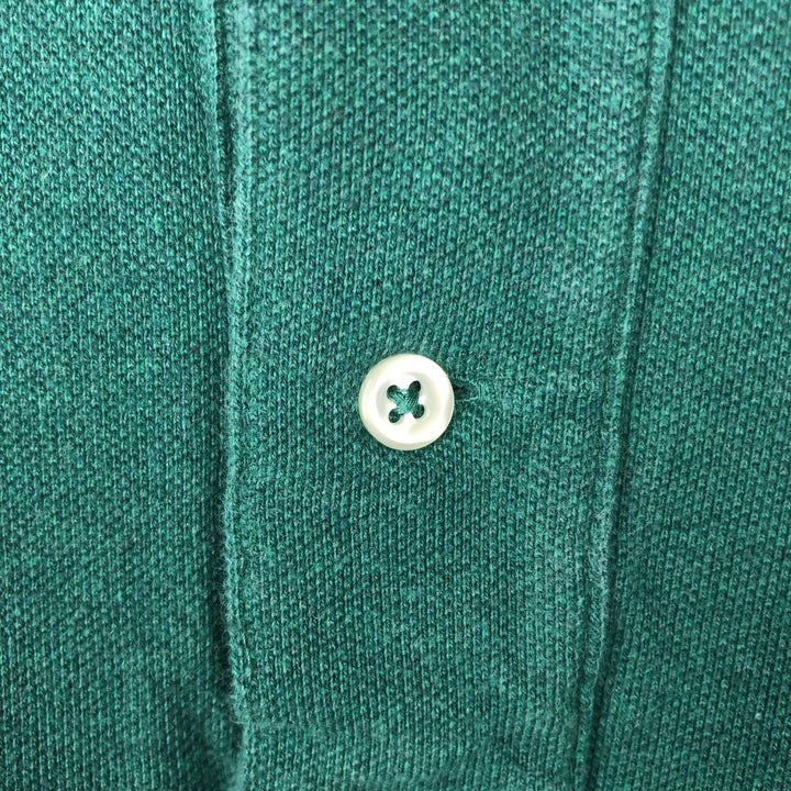 Ralph Lauren POLO RALPH LAUREN CUSTOM FIT short sleeve polo shirt men's size L cotton green type Vintage Second Hand