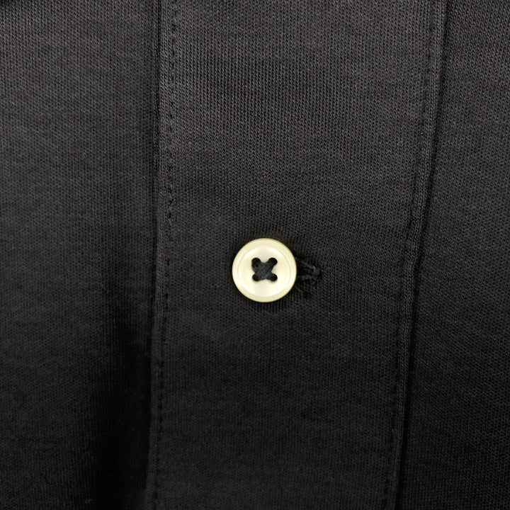 Ralph Lauren POLO RALPH LAUREN short sleeve polo shirt men's XL equivalent cotton black type Vintage Second Hand
