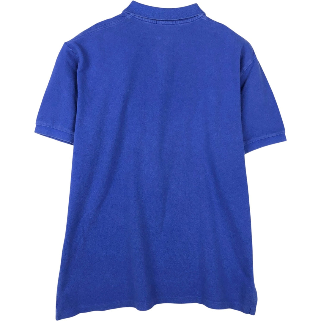 Ralph Lauren POLO RALPH LAUREN short sleeve polo shirt men's XL equivalent cotton blue type Vintage Second Hand