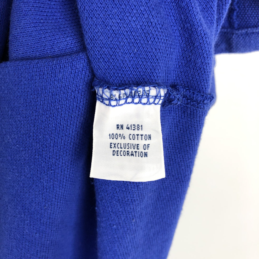 Ralph Lauren POLO RALPH LAUREN short sleeve polo shirt men's XL equivalent cotton blue type Vintage Second Hand