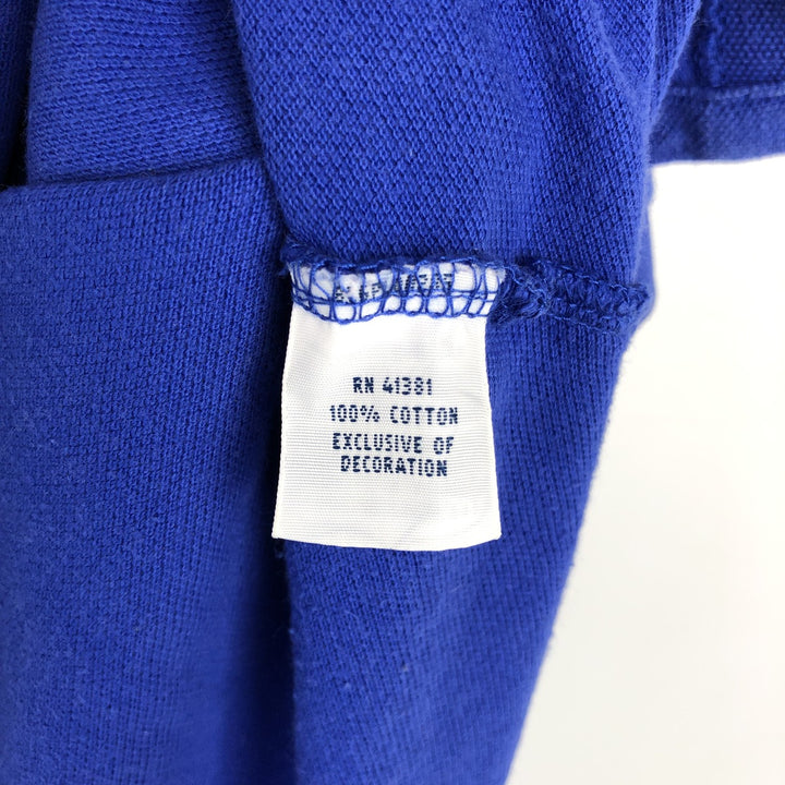 Ralph Lauren POLO RALPH LAUREN short sleeve polo shirt men's XL equivalent cotton blue type Vintage Second Hand