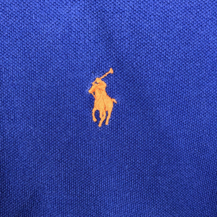 Ralph Lauren POLO RALPH LAUREN short sleeve polo shirt men's XL equivalent cotton blue type Vintage Second Hand
